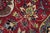 Pink Art Nouveau 1990's Kashan Pak-Persian Pink/Gray Wool Round Rug- 6'1'' X 6'2'' For Sale - Image 8 of 9