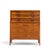 Kent Coffey Perspecta Mid Century Walnut and Rosewood Highboy Dresser This highboy measures: 40 wide x 19 deep x 46 inches...