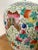 Vintage ginger jar with a butterflies and fruit motif. Amazing and vibrant colors. Please see condition details noted. I...