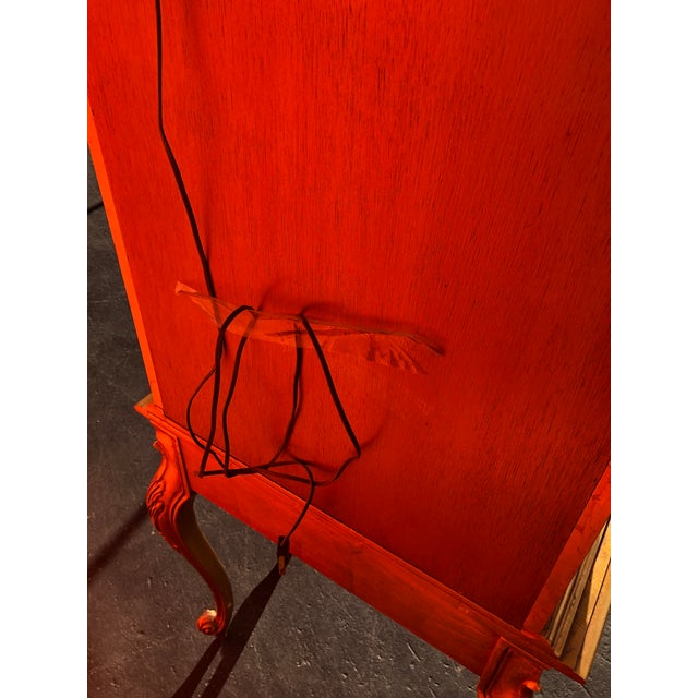 Wood Hollywood Regency Vitrine For Sale - Image 7 of 9