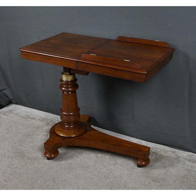 Victorian Mahogany Reading Table, England, Mid-19th Century For Sale - Image 10 of 18