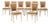 French Dining Chairs, 1930, Set of 8 For Sale