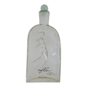 Vintage Large Glass Dummy Parfume Display Fragrance Bottle "F'leur D' Eau," by Rochas Design House
