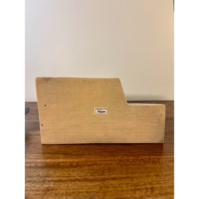 Stone Vintage Joseph A. De Castro Tessellated Stone Mask Sculpture, Philippines For Sale - Image 7 of 11