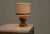 Table Lamp in Carved Wood with Shade in Woven Jute, 1960s For Sale - Image 10 of 15