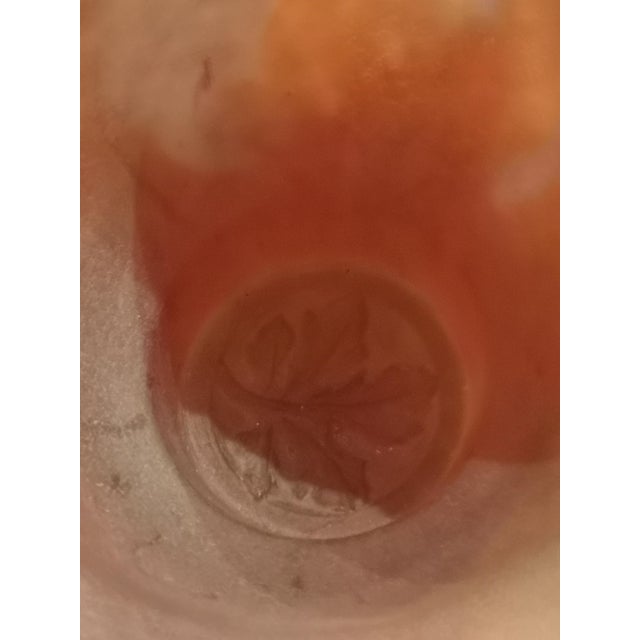 Green Purple Crystal Vase from Daum France For Sale - Image 8 of 13