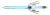 Vintage Murano Rare Glass Sword Sculpture or Object Signed by Venini, Italy, 1970's For Sale