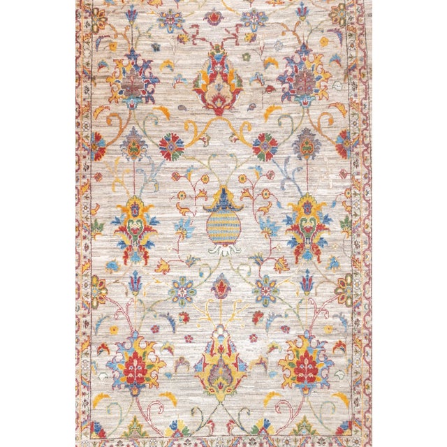 Persian Contemporary Gabbeh Rug 6'5'' X 9'9'' For Sale - Image 3 of 8