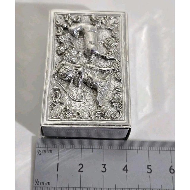 Antique 19th Century Silver Box with Drawer For Sale - Image 13 of 14