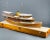 Large Vintage Mid 20th Century Handcrafted Ship Motor Cruiser Shipbuilder's Model With Display Case For Sale In New York - Image 6 of 13