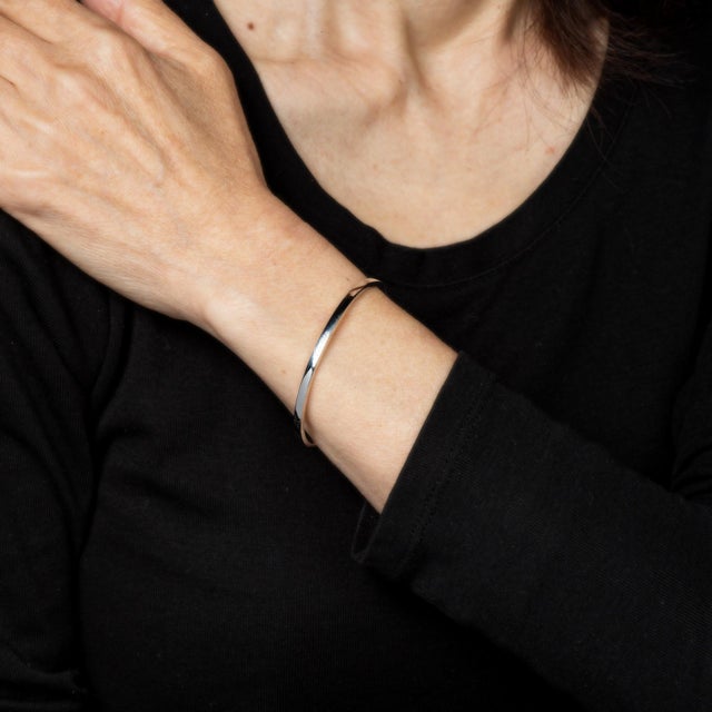 Pre-owned Cartier Mon Amour diamond bracelet crafted in 18 karat white gold. 1 estimated 0.08 carat diamond is set into...