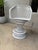 White 1950s Russell Woodard Spun Fiberglass Patio Set - Dining Table & Chair, 2 Pieces For Sale - Image 8 of 9