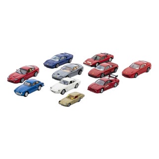 Miniature Ferrari Cars, Set of 10 For Sale