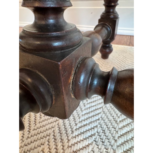 Pair of Antique 19th Century English Upholstered Foot Stools For Sale - Image 11 of 15