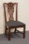 Universal Furniture Universal Furniture Solid Cherry Traditional Chippendale Style Dining Side Chair For Sale - Image 4 of 10