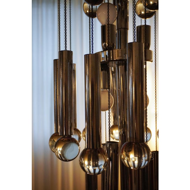 Chandelier by Gaetano Sciolari, 1970 For Sale - Image 6 of 12
