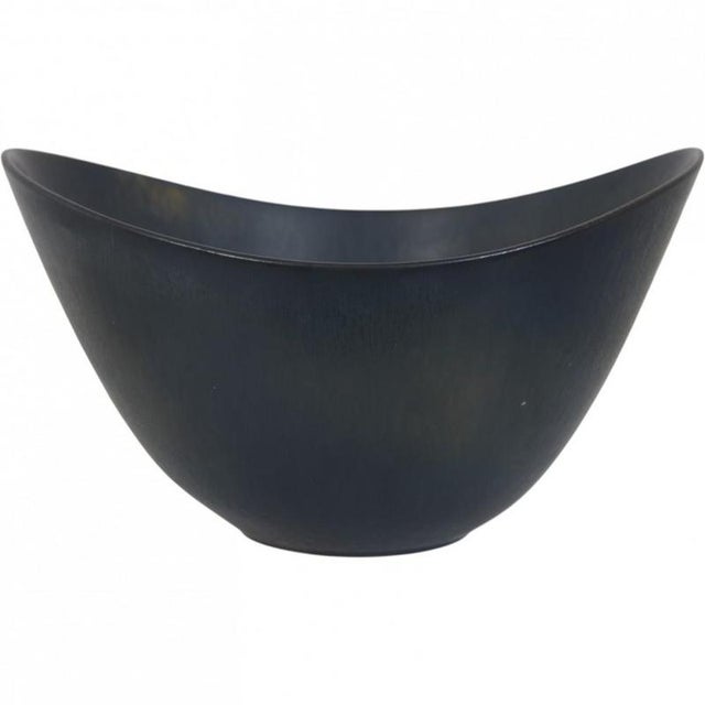 Ceramic Dark Vase by Gunnar Nylund, 1950s For Sale - Image 7 of 7