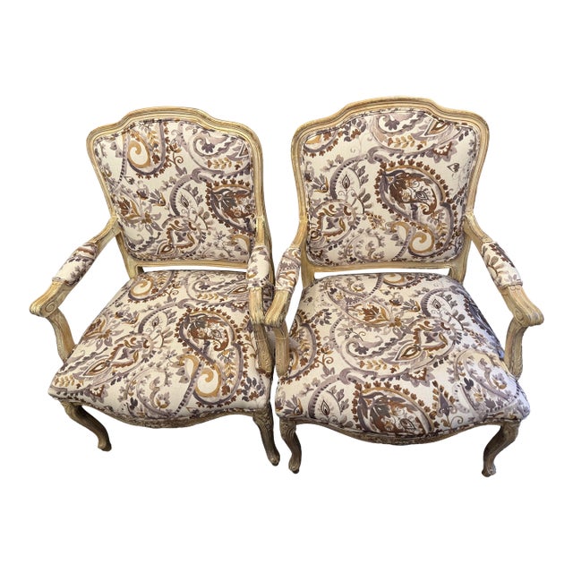 Mid 20th Century Vintage French Side Chairs For Sale