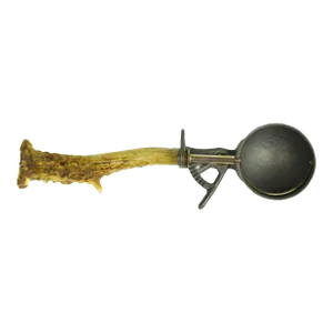 Mid 20th Century Ice Cream Scoop With Natural Antler Handle
