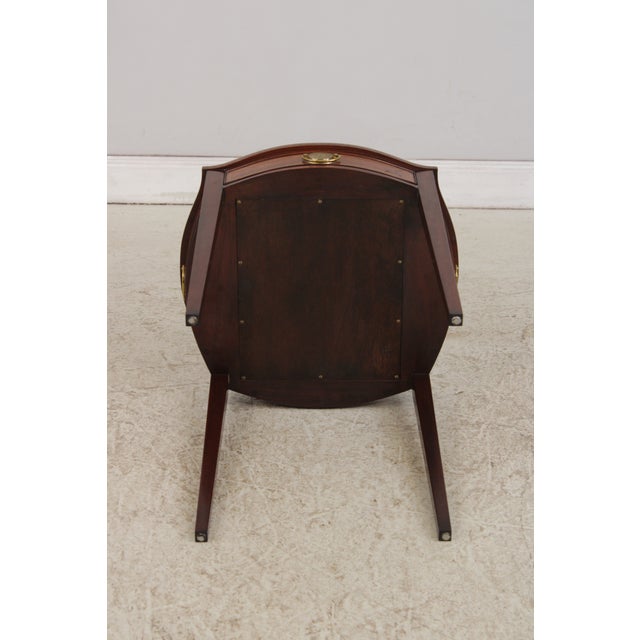 Kindel Mahogany 1 Drawer Connecticut Side Table For Sale - Image 13 of 14