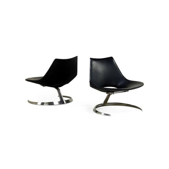 Desinged by Preben Fabricius (1931-1984) and Jorgen Kastholm (1931-2007) for Ivan Schlechter, the Scimitar chair was...