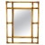 Italian Rattan & Bamboo Rectangular Wall Mirror, 1960s For Sale - Image 10 of 10