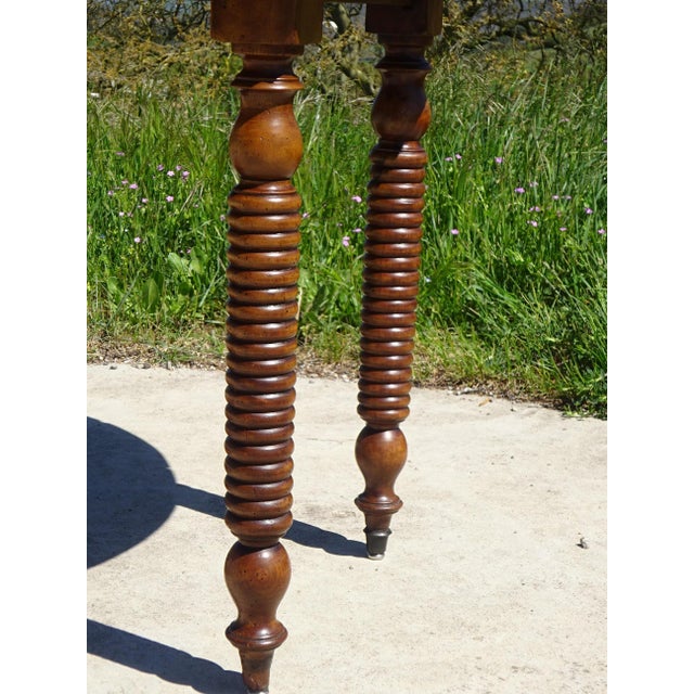 Top Flap Table in Walnut For Sale - Image 3 of 18
