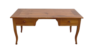 Large Louis XV Desk in Solid Cherry, Mid-19th Century