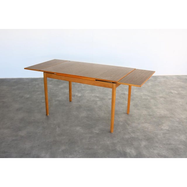Mid-Century Modern Vintage Swedish Extendable Dining Table, 1960s For Sale - Image 3 of 9