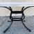 Vintage Mid Century Modern Black Iron Kitchen Dining Set 4 Chairs Table 5 Pc Set For Sale - Image 4 of 12