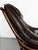 Set of Bamboo and Leather Lounge Chair and Ottoman, 1970s For Sale - Image 10 of 18