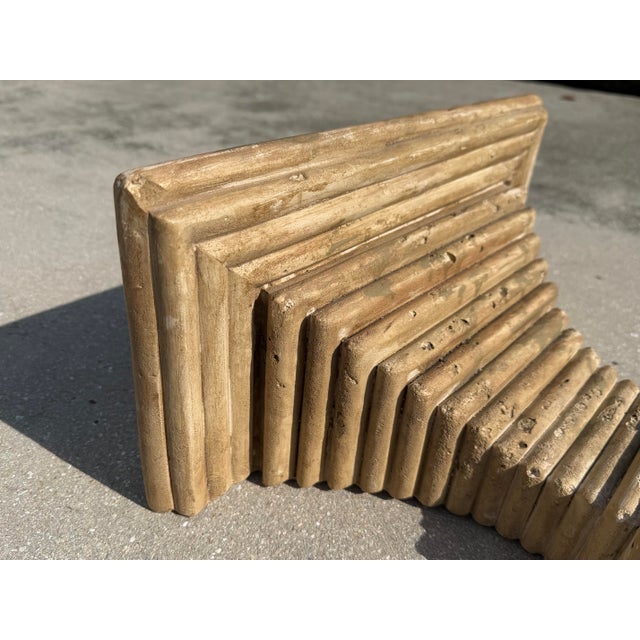 Eggshell Vintage Art Deco Style Architectural Wall Bracket For Sale - Image 8 of 12