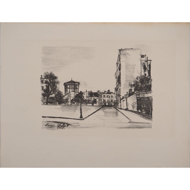 Maurice Utrillo, Rue De Labreuvoir, Original Signed Lithograph For Sale
