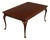 Ethan Allen Queen Anne Style Expandable Cherry Dining Table For Sale