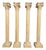 Set of Four Monumental Corinthian Style Pine Architectural Columns For Sale