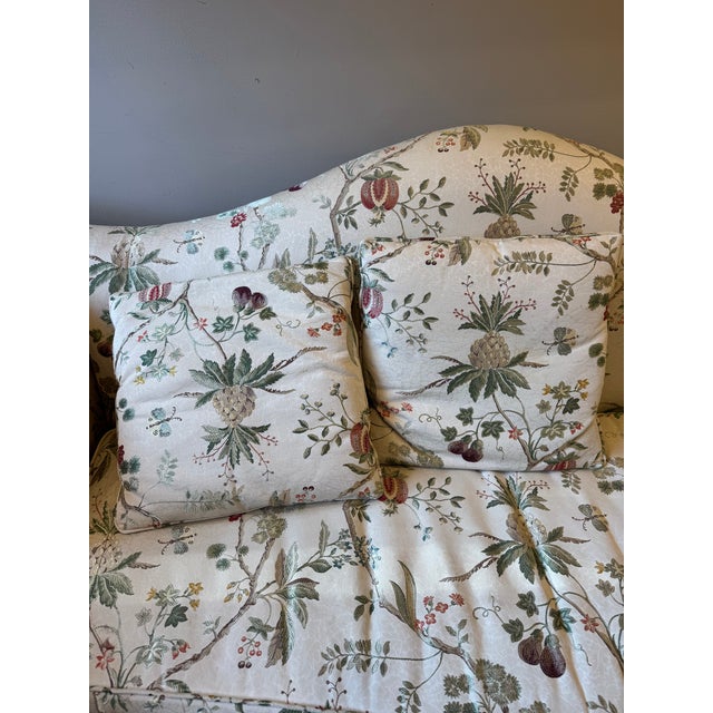 Vintage Camelback Sofa For Sale - Image 9 of 9