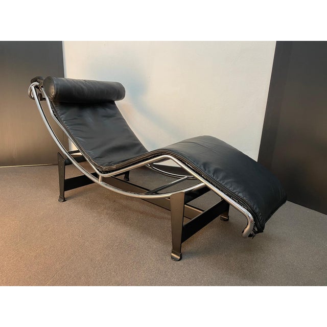 LC4 Chaise Lounge by Le Corbusier, Pierre Jeanneret and Charlotte Perriand for Cassina, 1970s For Sale - Image 6 of 8