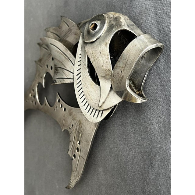 Miguel Moreno Granada, Spain metal sculpture of a fish, measuring 39 x 22 x 4 cm. signed and with a circulation of only 50...