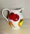Early 21st Century Italian Hand Painted Vegetable Design Ceramic Pitcher For Sale - Image 5 of 5