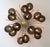 21st Century Mezzo Satin Brass Smoky Murano Flush Mount by Fabio LTD For Sale - Image 9 of 9
