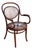 Late Victorian Bent Oak & Cane Nr. 8256 Armchair Attributed to DLG Thonet For Sale