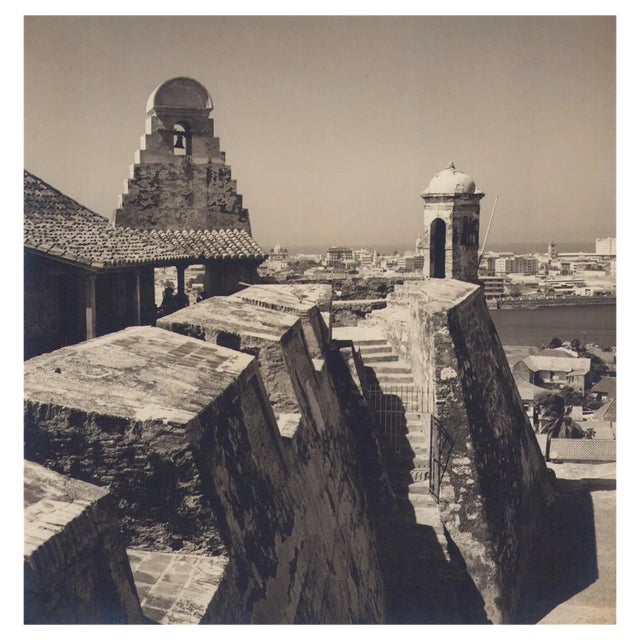 Hanna Seidel, Colombian Fortress, Black and White Photograph, 1960s For Sale