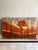 Mid-Century Modern Vintage 1970s Letterman Style Hand-Painted Sunset Triptych – Original Studio Artwork, Signed For Sale - Image 3 of 10