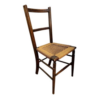 Antique Late 19th Century Walnut Occasional Chair, 1890s For Sale