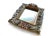 Vintage Molded Resin Accent Mirror With Faux Carved Wood Flower Embellishments For Sale - Image 4 of 10