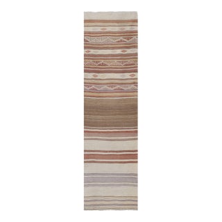 Vintage Narrow Turkish Kilim Runner Rug 2'7" X 8'6" For Sale