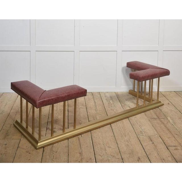 This beautifully crafted fireplace fender brings a sophisticated presence to any hearth. Designed with two generously...