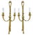 19th Century Louis XVI Style Knot and Tassel Candle Wall Lights, Set of 2 For Sale