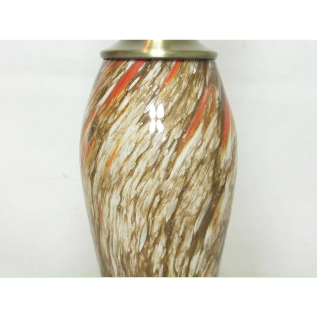 French La Rochére Studio Art Glass Lamp For Sale - Image 11 of 14