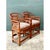 Wood Vintage Brighton Pavillion Rattan Chairs in Alan Campbell “Zigzag” for Quadrille For Sale - Image 7 of 12